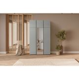 Doressa Bony Grey 3 Kapılı Modüllü Gardırop