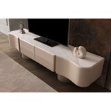 Doressa Fuel Ceramic Tv Sehpası - Krem