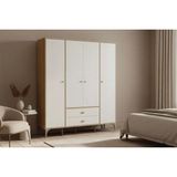 Doressa Haven Wood 4 Kapılı Gardırop