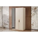 Doressa Home Falun 3 Kapılı Gardırop Krem