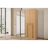 Doressa Home Katre 4 Kapılı Reflekte Camlı Gardırop Ceviz