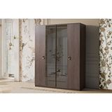 Doressa Home Nora 4 Kapılı Gardırop Ceviz