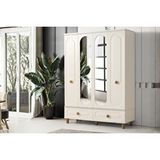 Doressa Home Pars 4 Kapılı Gardırop Bej