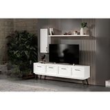 Doressa Home Pita White Tv Ünitesi Gri
