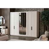 Doressa Home Savon 6 Kapılı Gardırop Bej
