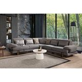 Doressa Home Troy Mini Köşe Koltuk Takımı Gri
