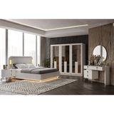 Doressa Race 6 Kapılı Reflekte Camlı Yatak Odası Takımı - Aytaşı