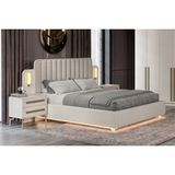 Doressa Sante Bazalı Karyola - 160 x 200 - Krem