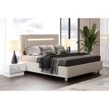Doressa Sone White Bazalı Karyola - 160 x 200 - Beyaz