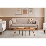 Doressa Zerra Soft Beige Kanepe - Bej