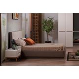 Doressa Zeta Bazalı Karyola - 160 x 200 - Krem