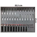 Dorf 55 Parça Lokma Seti Havalı Yıldız Torx Dolu Eva Seti Takım Içeriği 55,5cm x 41CM