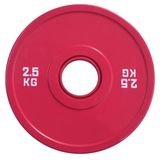 DORF Olimpik IWF standartlarında metal çerçeveli Renkli kauçuk Müsabaka Plakası (2,5 KG)