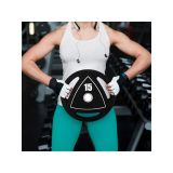 DORF Olimpiyat döküm diskler, delik, çap 50 mm, fitness salonu ve ev jimnastiği için, 1,25 ila 25 kg, gidon ve dambıl için (1,25 KG)