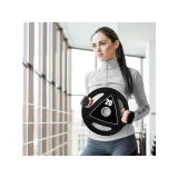 DORF Olimpiyat döküm diskler, delik, çap 50 mm, fitness salonu ve ev jimnastiği için, 1,25 ila 25 kg, gidon ve dambıl için (5 KG)