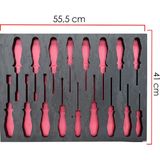 Dorf Takım Arabası Içi Düzenleyici Boş Eva Seti Organizer 4'lü Set Sünger 55,5cm x 41 cm Malzemesiz