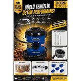 Dorf Tools Ceviz Kumlama Makinesi Motor Karbon Temizleme Cihazı + Ceviz Kumu ve Gözlük Hediyeli