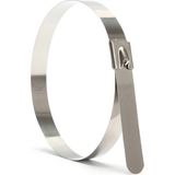 Dorf Tork Metal Kablo Bağı Paslanmaz Çelik Cırt Kelepçe 4,6 x 200MM 304 Kalite 100 Lü Paket
