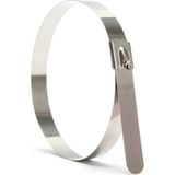Dorf Tork Metal Kablo Bağı Paslanmaz Çelik Cırt Kelepçe 7,9 x 370MM 304 Kalite 100 Lü Paket