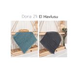 Doria El Havlusu 2'li Koyu Yeşil & Antrasit