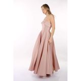 Doridorca Straplez Tafta Kiloş Abiye Elbise 00Bb6068