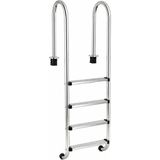 Dormek Muro Standart Havuz Merdiveni 304 Aısı Parlak 4 Basamaklı