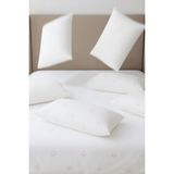 Dormeur Desenli Pamuk Yastık (50X70) 6 Adet - 50 × 70 cm - Beyaz