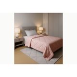 Dormeur Polycotton Yorgan Fırçalı Tek Kişilik, Fuşya