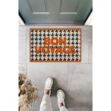 Dormot Dekoratif Dijital Paspas Kişiye Özel Tasarım Bon Voyage Kapı Önü Paspas 70x45cm