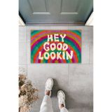 Dormot Dekoratif Dijital Paspas Kişiye Özel Tasarım Hey Good Lookin Varyasyon Kapı Önü Paspas 70x45cm