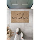 Dormot Dekoratif Dijital Paspas Kişiye Özel Tasarım Home Sweet Home Kapı Önü Paspası 70x45cm
