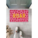 Dormot Dekoratif Dijital Paspas Kişiye Özel Tasarım ROAR Varyasyon Kapı Önü Paspas 70x45cm
