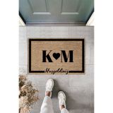 Dormot Home Modern Dijital Baskı Paspas - Kişiye Özel Tasarım Kapi Paspas 70x45cm - Dış Kapi Onu Paspasi