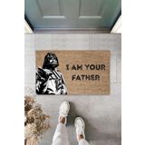 Dormot Home Modern Dijital Baskı - Star Wars, Darth Vader - I AM YOUR FATHER- Kapı Önü Paspası