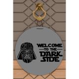 Dormot Home Modern Kapı Süsü - Gri Star Wars Kapı Süsü ve Tablo - Dış Mekan Kapı Süsü