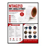 DORNEX ELEKTRONİK NTAG213 NFC KODLANABİLİR KİLİTSİZ YAPIŞKANLI 25MM AKILLI ETİKET-5 ADET