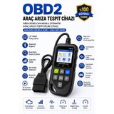 DORNEX ELEKTRONİK YM119 OBD2 Araç Arıza Tespit Cihazı 1.8" Renkli Türkçe Ekran OBDII/EOBD CAN Hata Kodu Okuma ve Silme