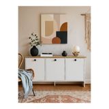 dorpek Gandias Konsol Bohem Salon Konsolu 150cm Beyaz - Sepet