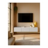 dorpek Pergamon TV ünitesi & Sehpası 150 cm Beyaz