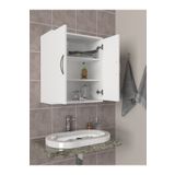 Dorpek Ravi İki Kapaklı Banyo Dolabı Beyaz