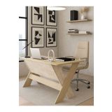 dorpek Sora Ofis Masası Çalışma Masası Rota - Traverten