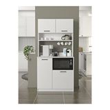 Dorpek Tuco Çok Amaçlı Mutfak Dolab ve Mikrodalga Fırın Dolabı ve Banyo Dolabı 180x90 Cm Beyaz