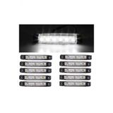 Dorse Parmak Lamba 12 -24 Volt 6 Ledli Beyaz Renk 10 Adet Parmak Led Dorse Kamyon Led Lamba Beyaz