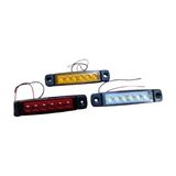 Dorse Parmak Lamba 12 -24 Volt 6 Ledli (Kırmızı Renk)10 Adet Parmak LED Dorse Kamyon LED Lamba