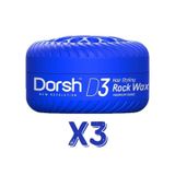 Dorsh Rock Wax D3 3x150 ml Saç Şekillendirici Wax