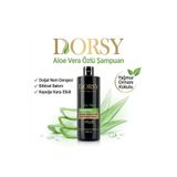 DORSY +PLUS Kepeğe Karşı Etkili ve Nemlendirici Tuzsuz Doğal Aleo Vera Şampuan 400 ml