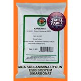 Dört Mevsim Baharat 2 Kg Saf Karbonat (2 x 1 Kg) - İçilebilir Sodyum Bikarbonat - İngiliz Karbonatı
