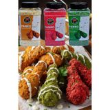 Dört Mevsim Baharat 3’lü Panko Set - (Hibiskus | Yeşil Sebze | Sade) Panko Bread Crumbs – 3x 170gr Ekmek Kırıntısı