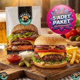 Dört Mevsim Baharat Hamburger Harcı (5 Adet x 100GR) – Lezzetli Ev Yapımı Hamburger Köfte Harç - 500 gr