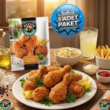 Dört Mevsim Baharat Tavuk Pane Çıtır Harcı 90 gr x 5’li Paket – Dışı Kıtır, Içi Yumuşak Mükemmel Lezzet Pane - 450 gr